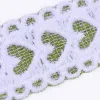White lace with hollowed-out heart-shaped lace Application Scenario